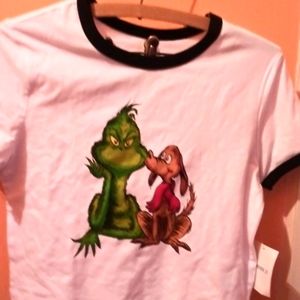 Grinch & Max Women's large crop top